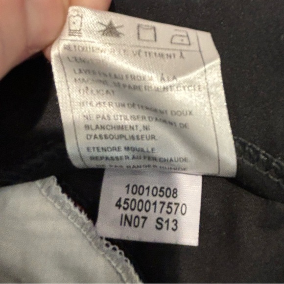 ARIAT SZ 32R 3/4 Length Riding Breeches Zipper Closure Pockets Compression Pants - Picture 15 of 16